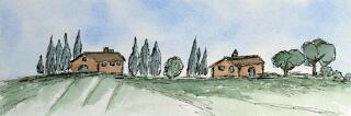 22 - Toscana 2012 (mit Tusche)